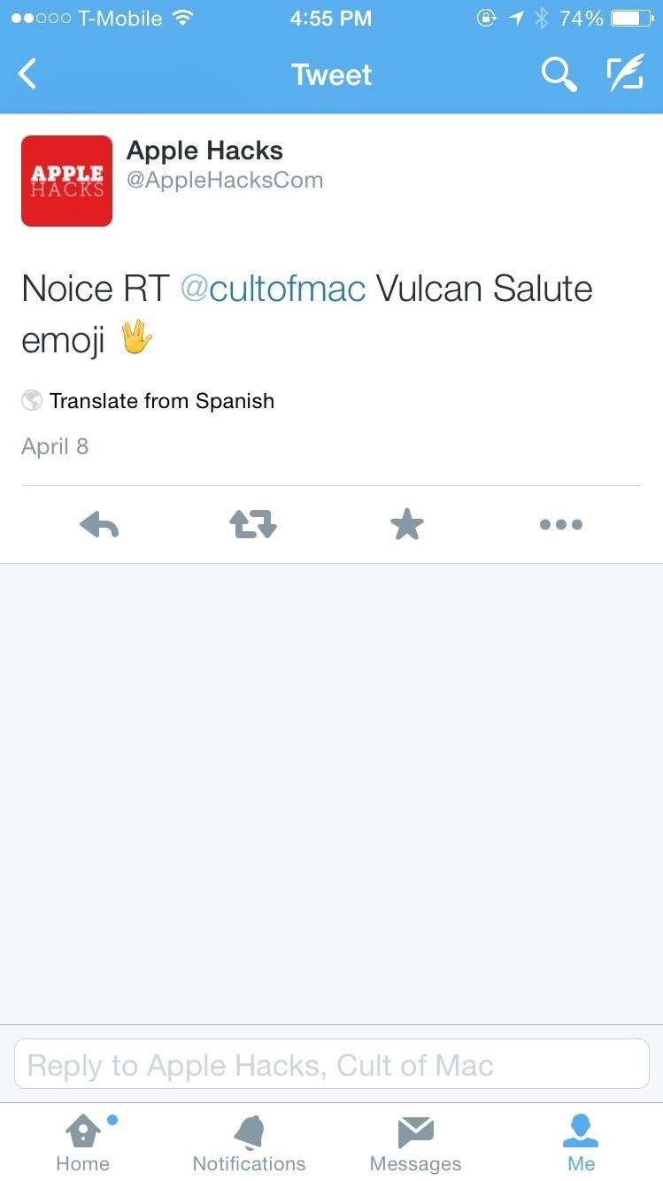 Как добавить секрет'Vulcan Salute' Emoji to Your iPhone