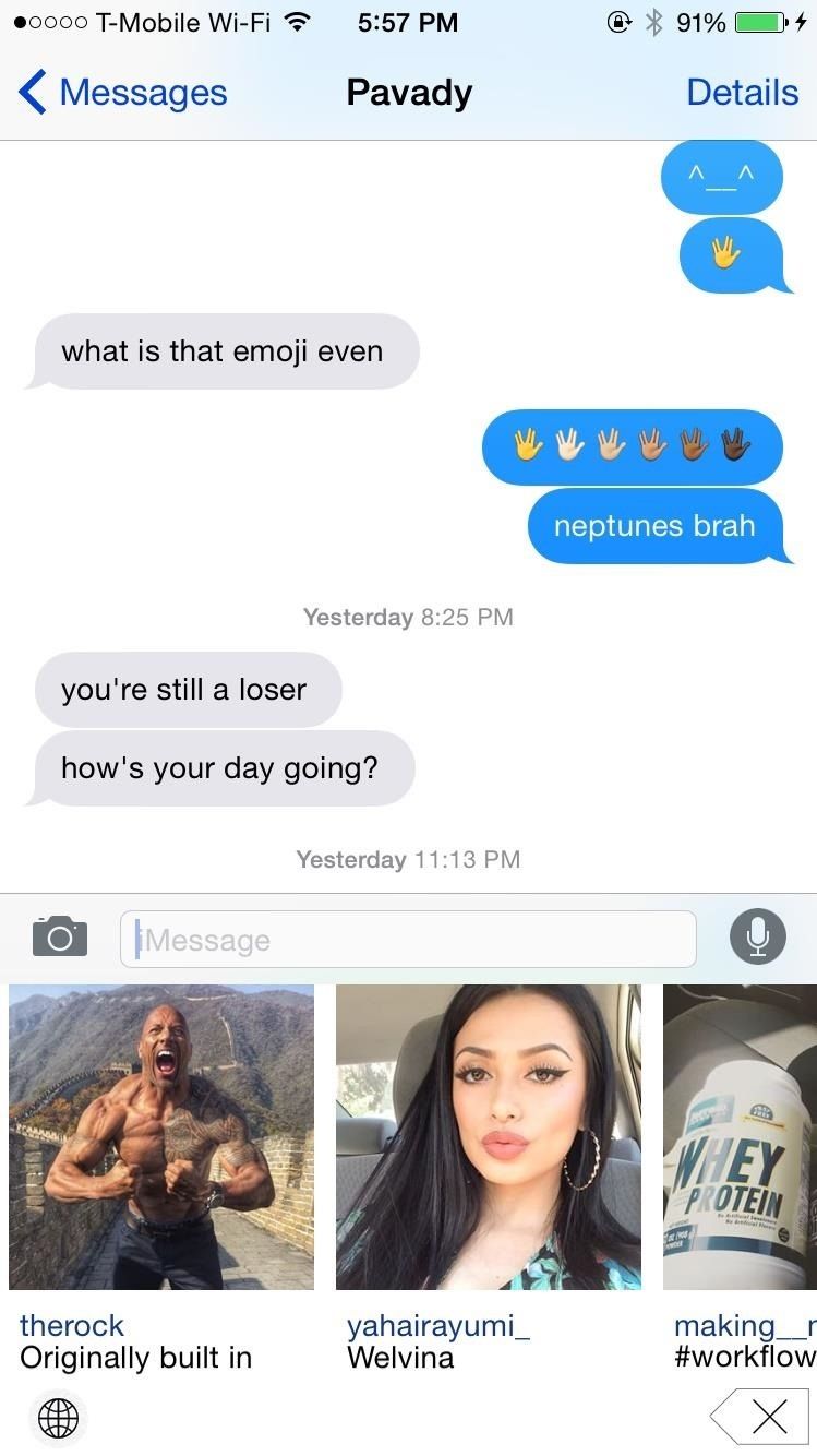 Как использовать Instagram в любом приложении с вашего iPhone's Keyboard