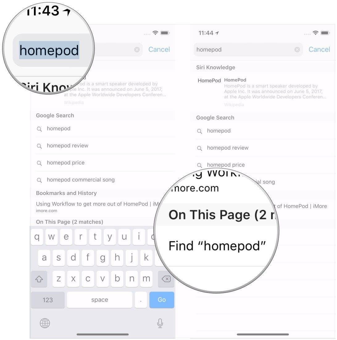 Введите слово, нажмите слово