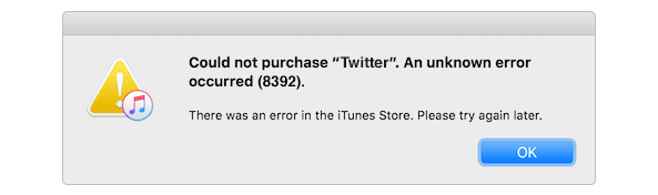 Как исправить ошибку iTunes 8392 1