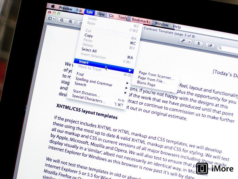 Как легко вставить новые страницы в PDF с помощью Preview для Mac