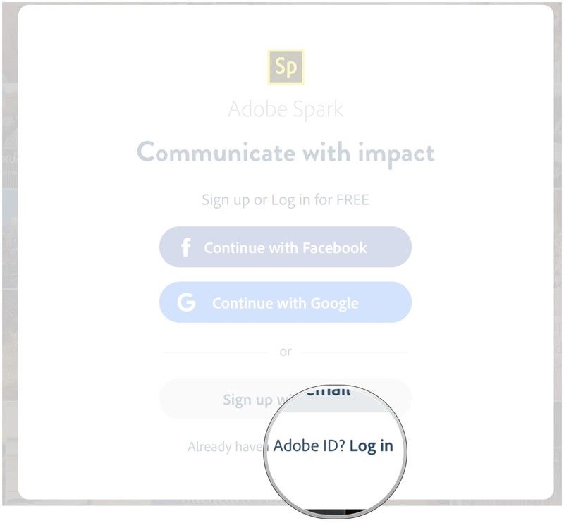 нажмите и введите свои данные для входа