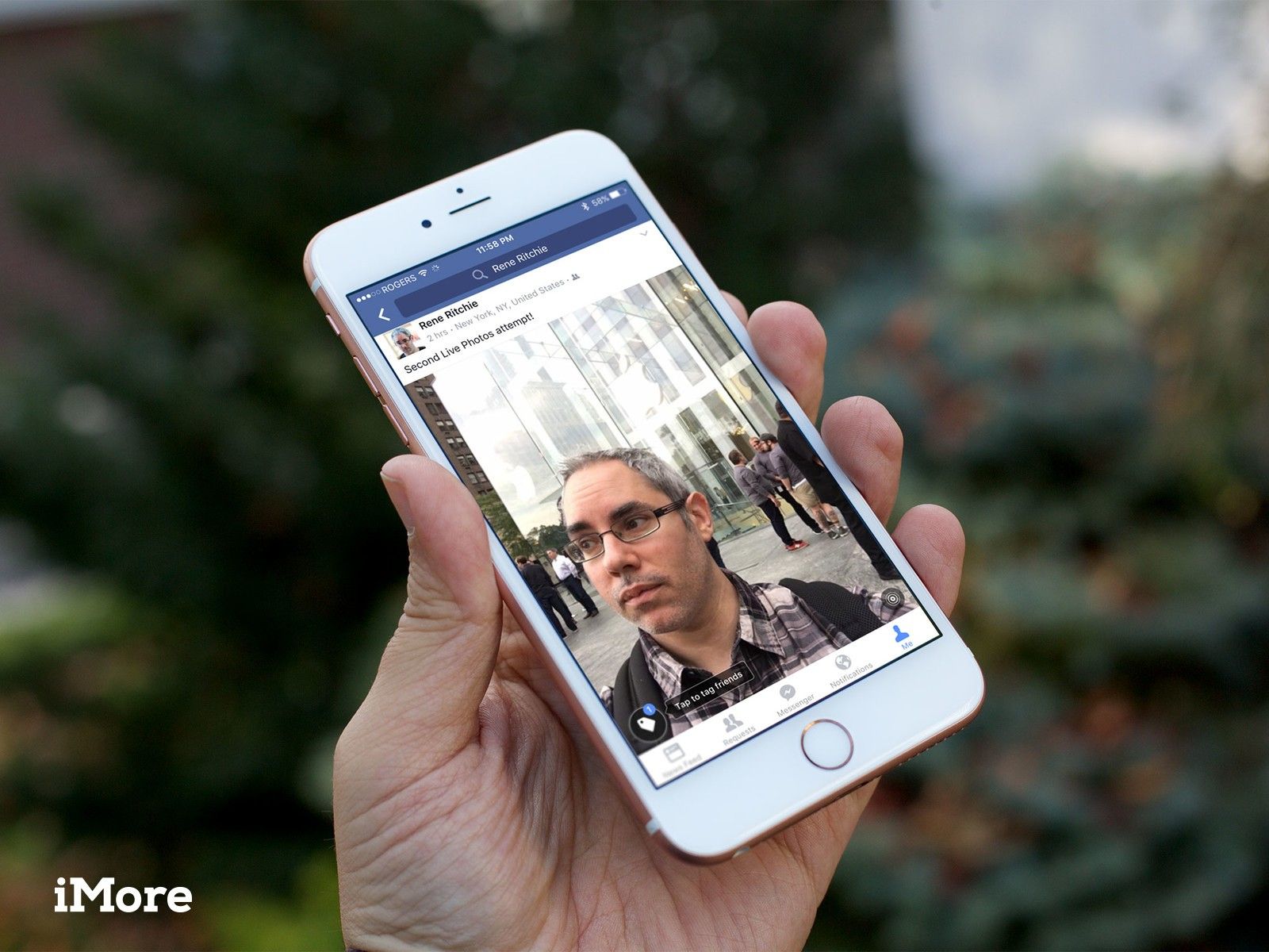 Как разместить живые фотографии на Facebook