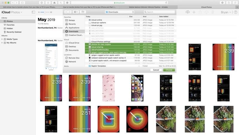 обновить фотографии до iCloud онлайн