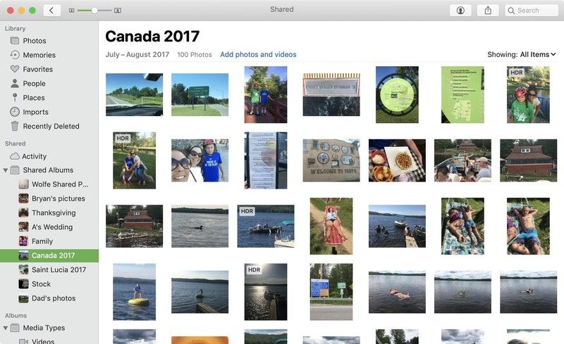 фото для Mac на macOS Мохаве