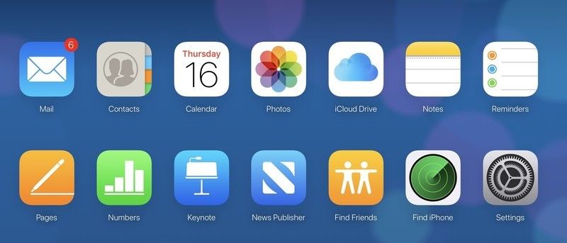 iCloud онлайн