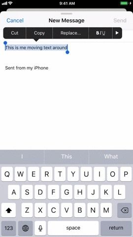 Как перетащить на свой iPhone в iOS 11