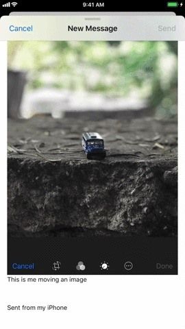 Как перетащить на свой iPhone в iOS 11