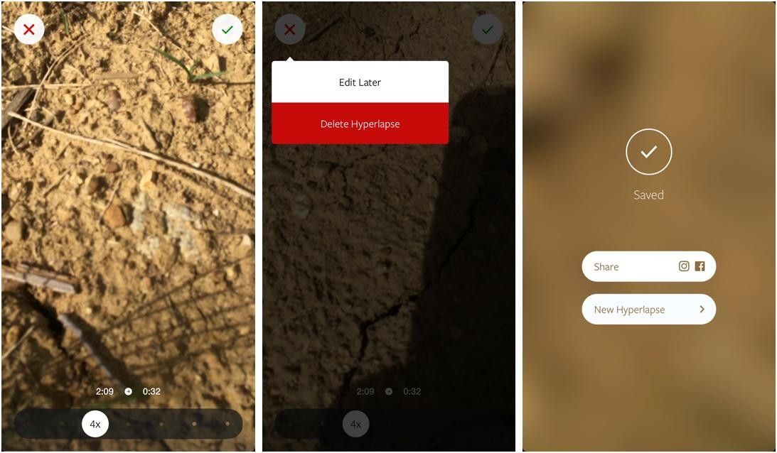 Как сохранить видео с помощью Hyperlapse от Instagram