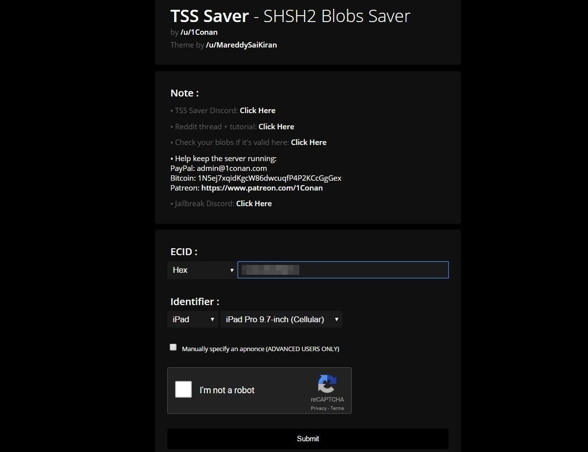 Как сохранить ваш iPhone's SHSH2 Blobs So You Can Downgrade iOS for Future Jailbreak Methods