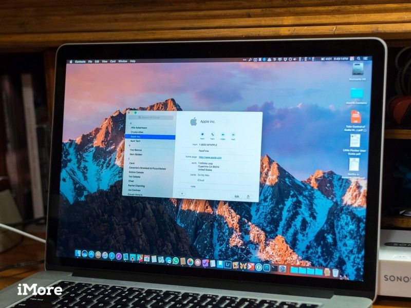 Как создать отношения для контактов на вашем Mac