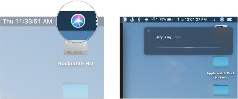 Активируй Сири, скажи Сири, кто с тобой контакт
