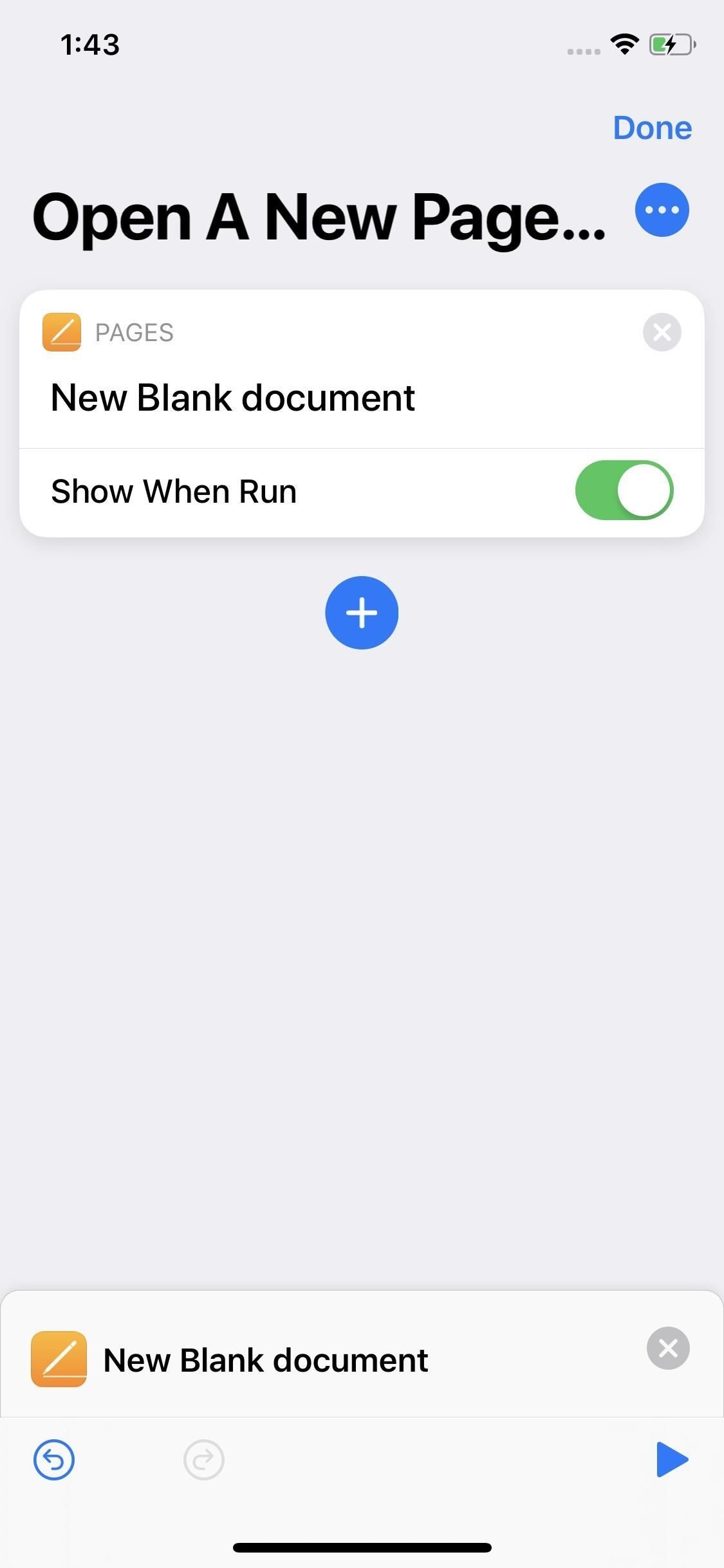 Сделайте так, чтобы Siri запустил новый пустой документ Apple Pages на вашем iPhone