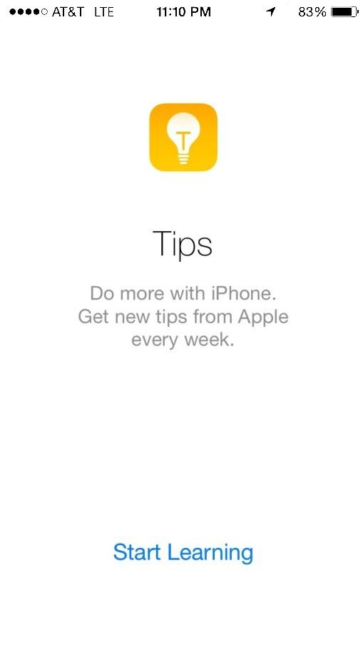яблоко's New &ldquo;Tips&rdquo; App Wants to Make Your Transition to iOS 8 as Smooth as Possible