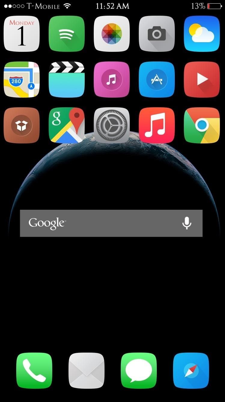Добавьте виджет поиска Google на свой iPhone's Home Screen