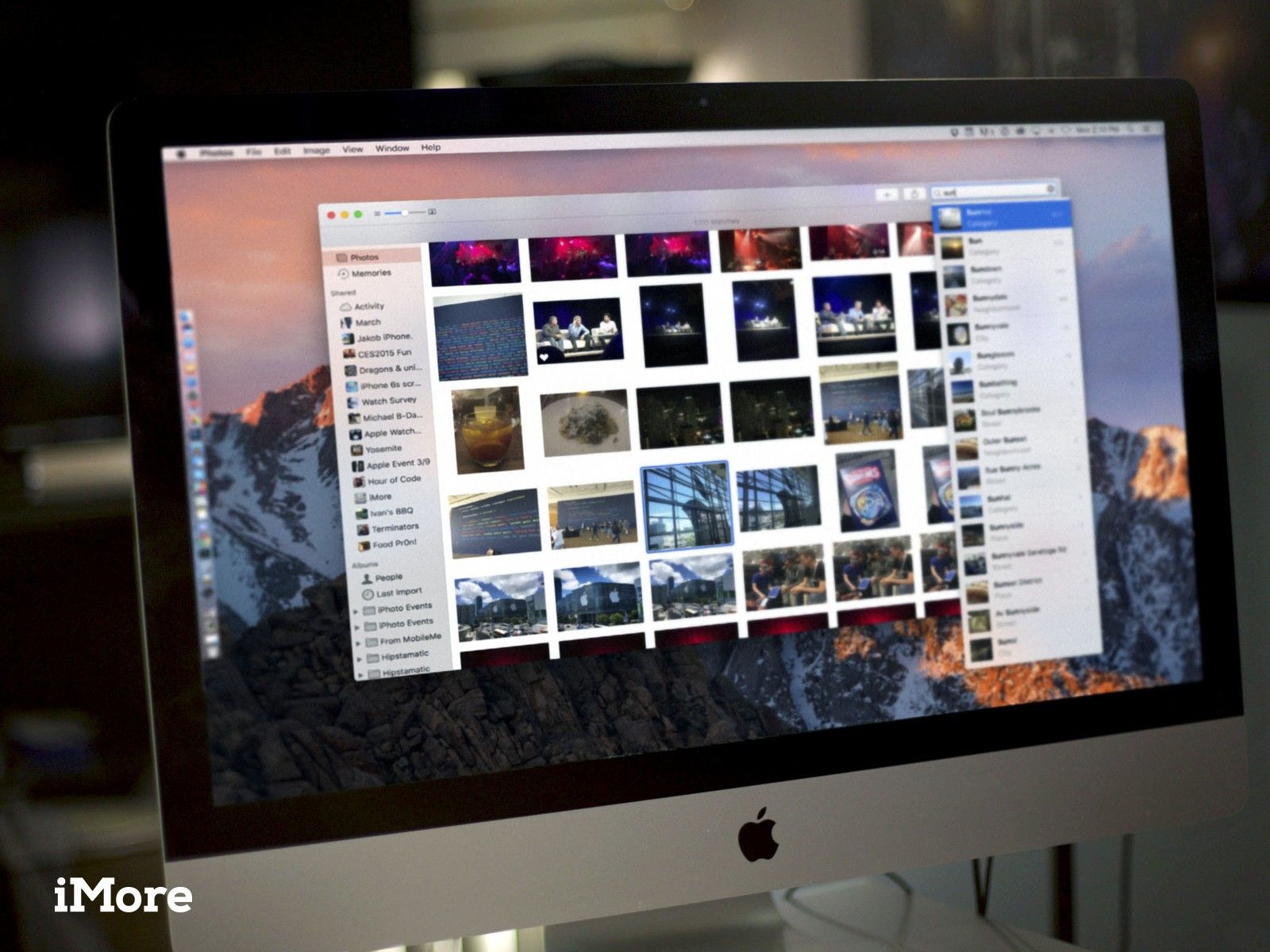 Фотографии на macOS Sierra
