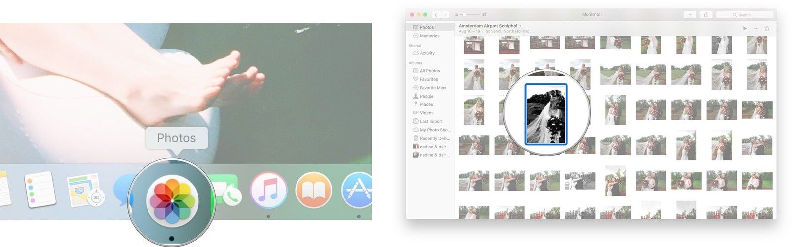 Запустите приложение для фотографий и нажмите на фотографию, которую хотите отредактировать.