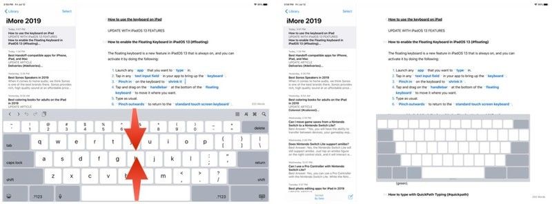 Сожмите клавиатуру, чтобы уменьшить ее Сожмите клавиатуру, чтобы уменьшить ее