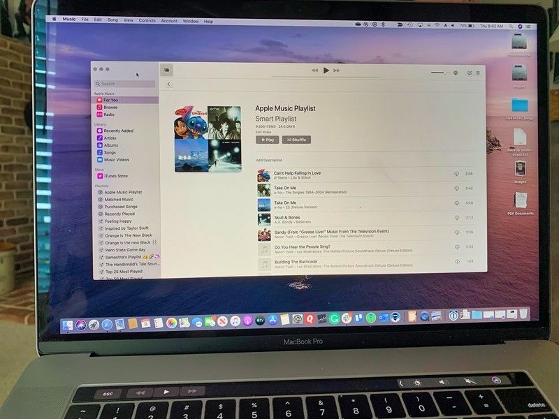 Apple Music создает умный плейлист