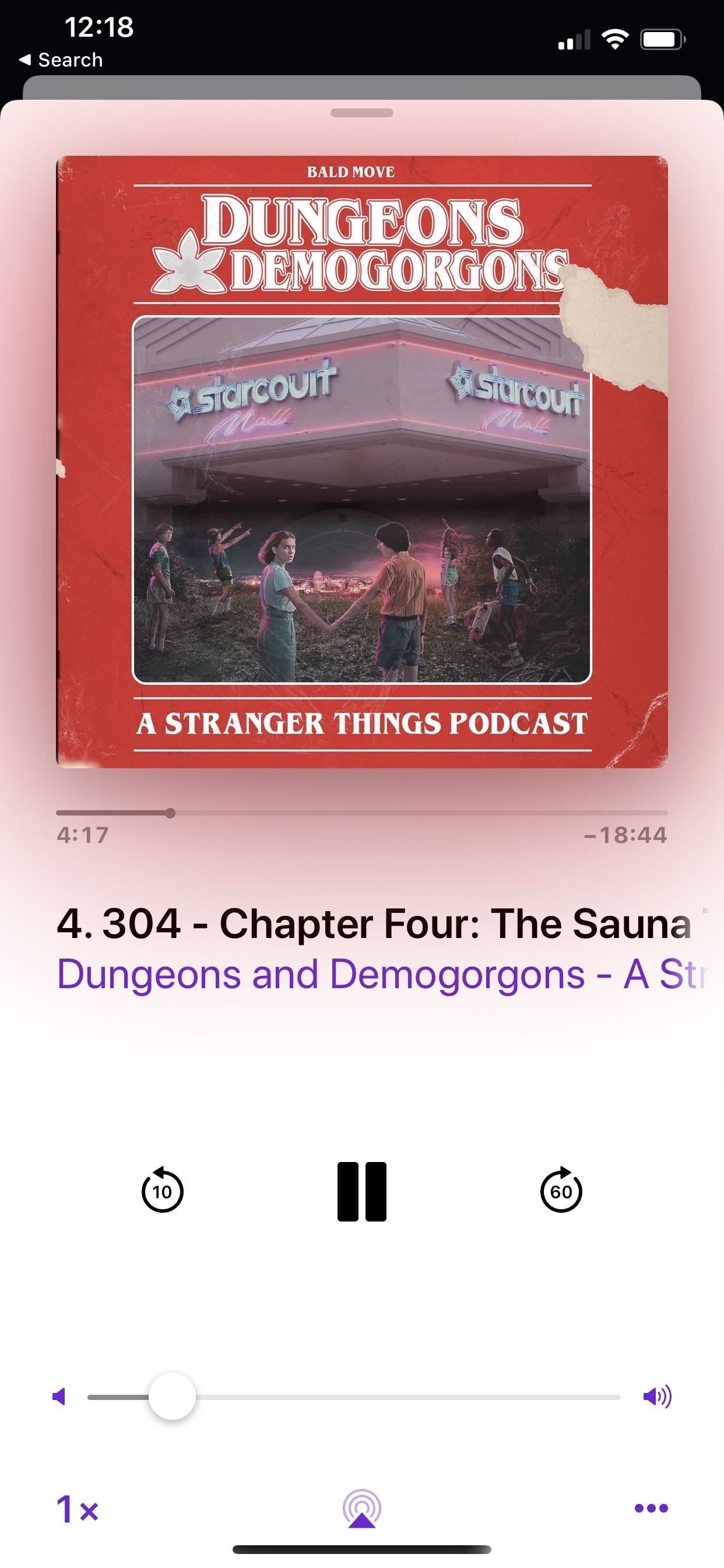 Как настроить длину кнопок «Назад» и «Вперед» в Apple Podcasts от 10 до 60 секунд