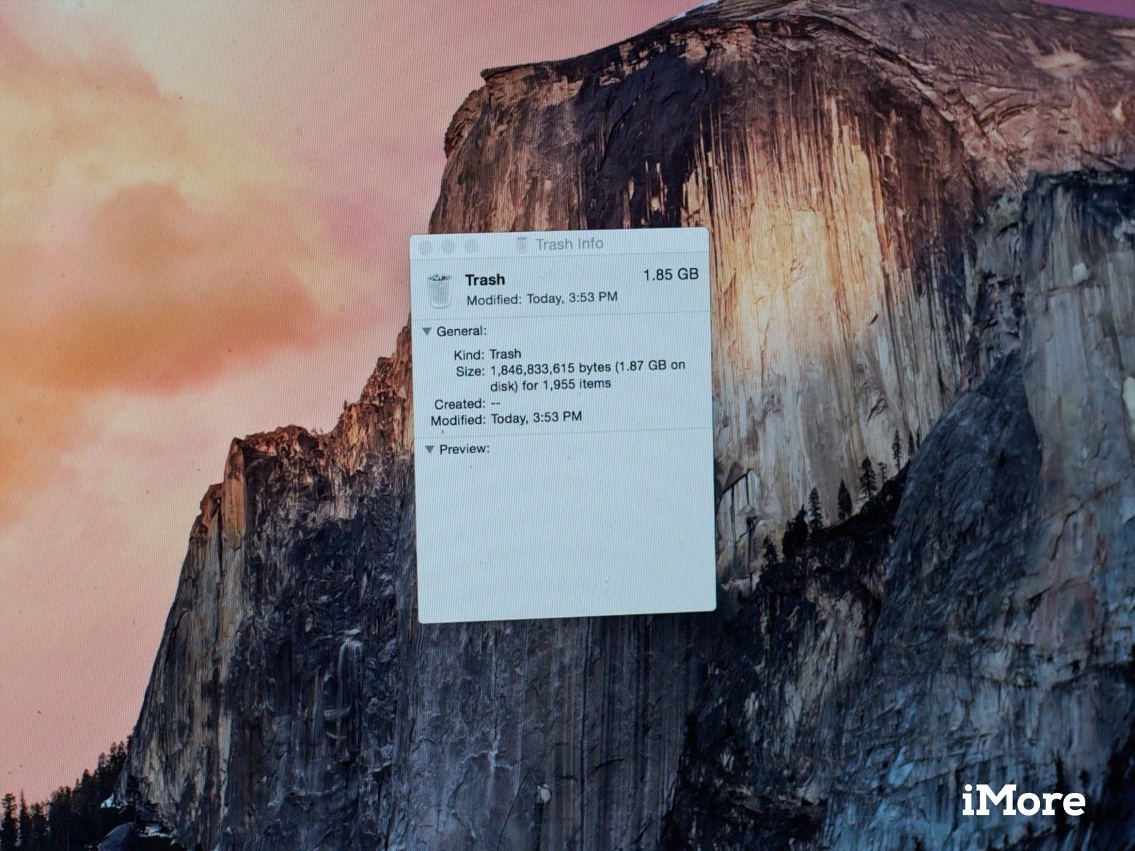 Как очистить Mac's trash