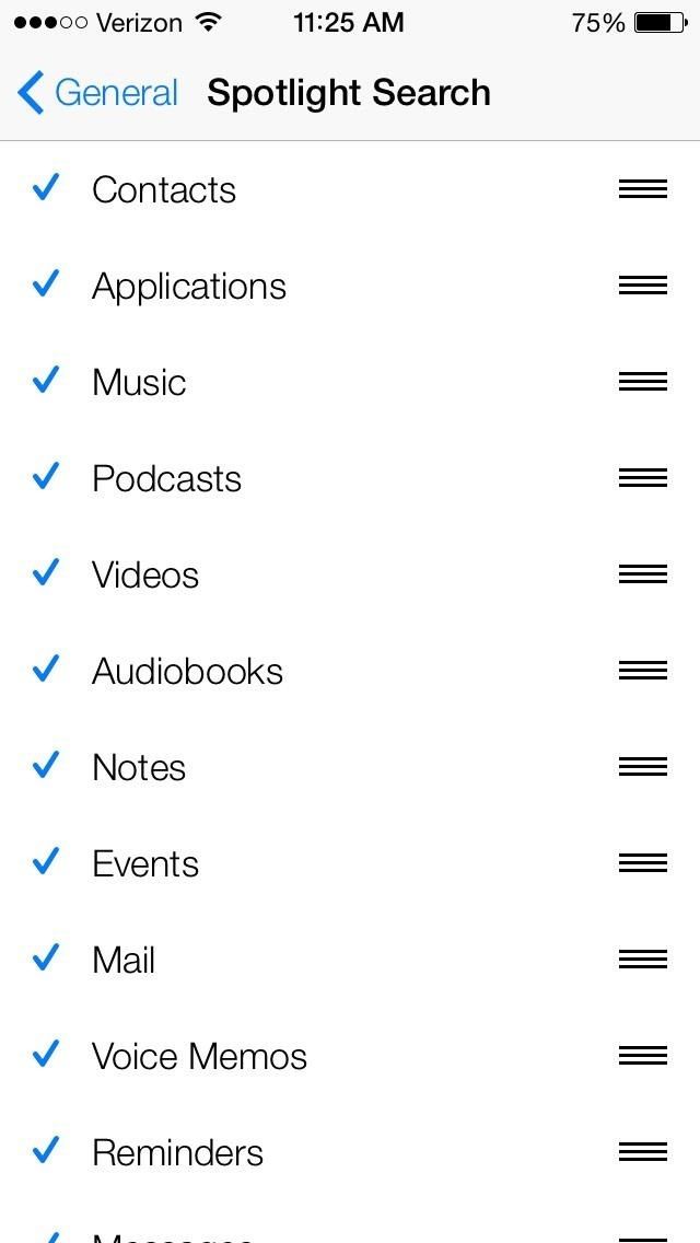 Как открыть Spotlight Search в iOS 7, чтобы найти приложения, контакты, музыку и многое другое