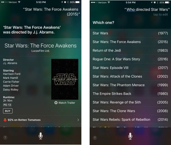 Спросите Сири, который снял фильм