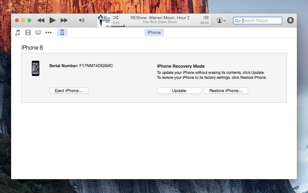 Как понизить iOS 9 до iOS 8