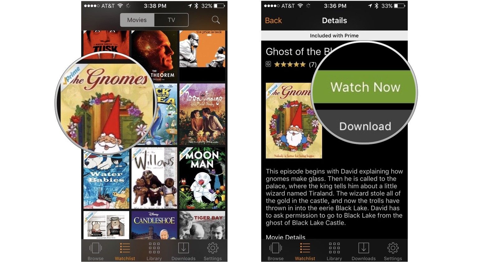 Просмотр фильмов в Amazon Video