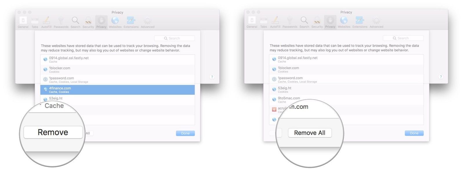 Нажмите Удалить, нажмите Удалить все