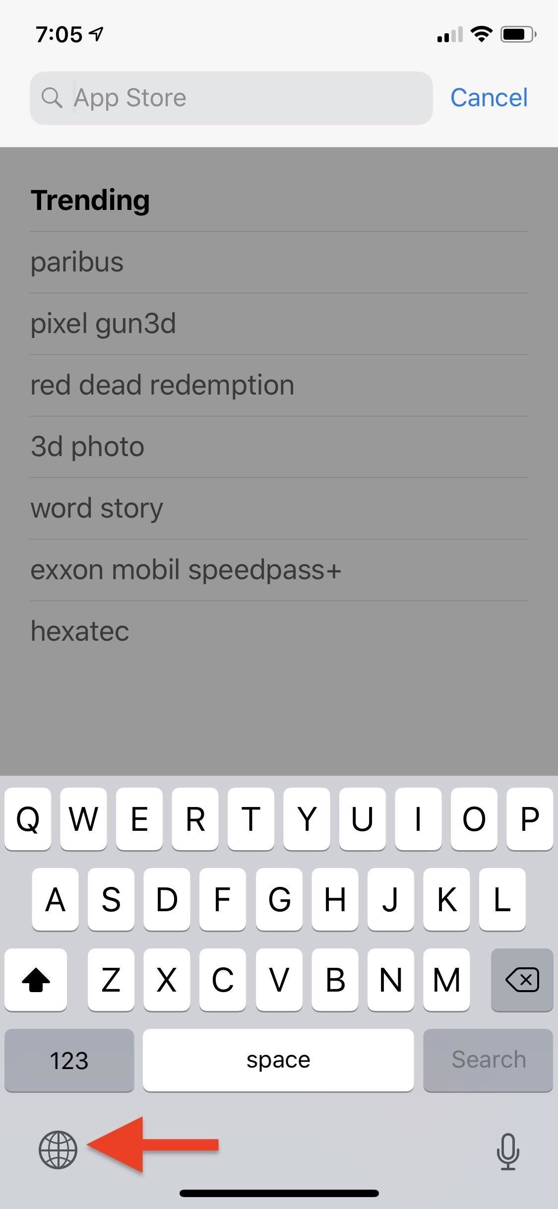 Как включить одноручный набор текста на вашем iPhone's Stock Keyboard