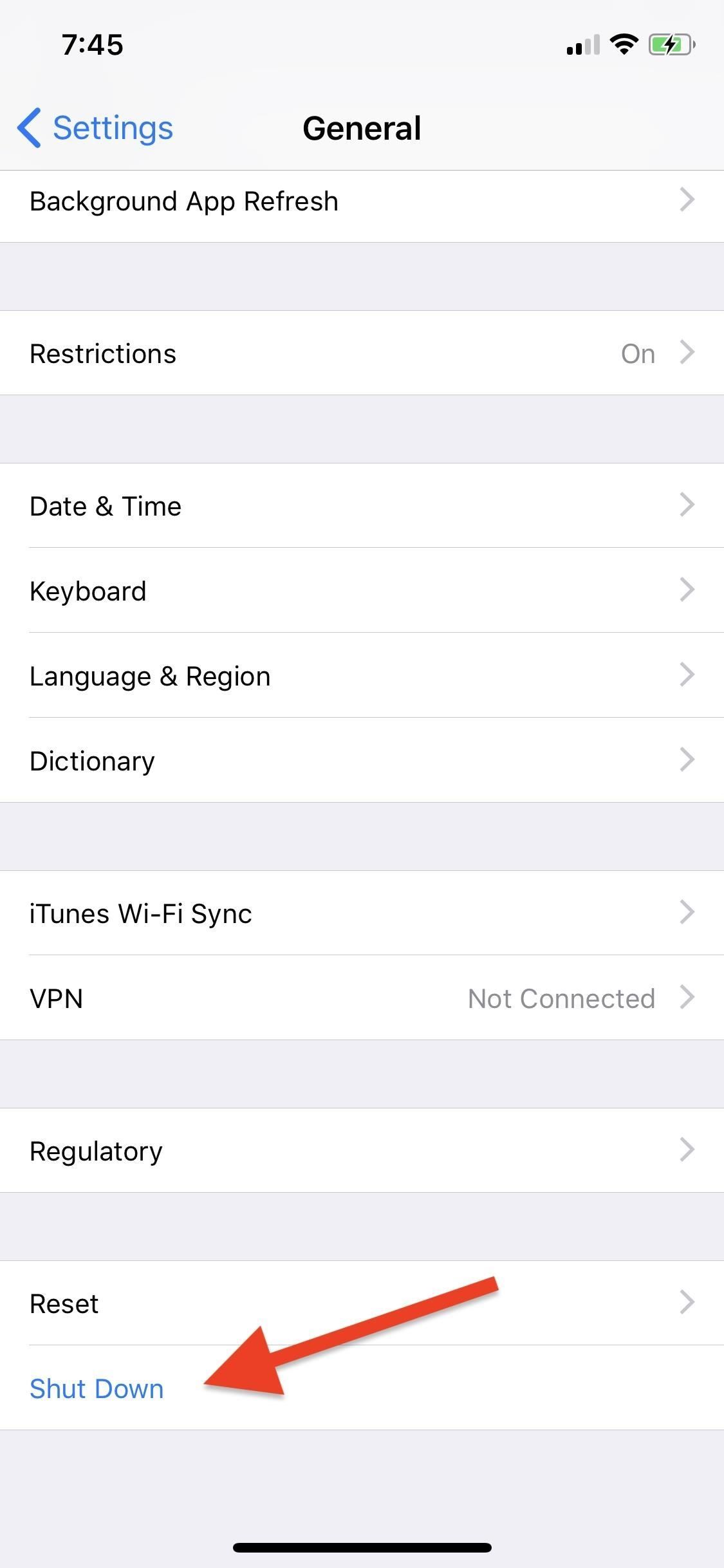 Как выключить и перезагрузить iPhone X