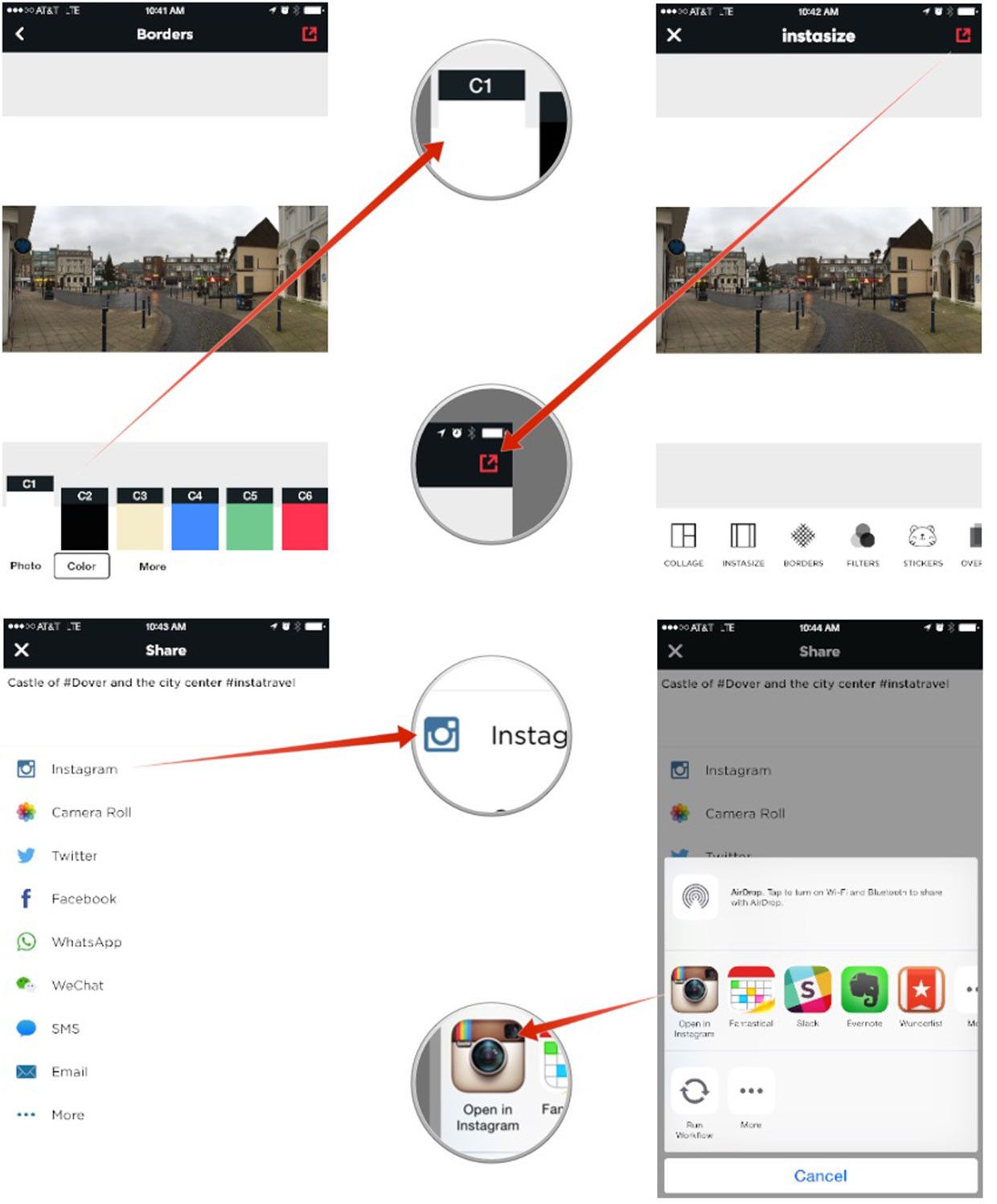 Как загрузить неквадратную фотографию в Instagram