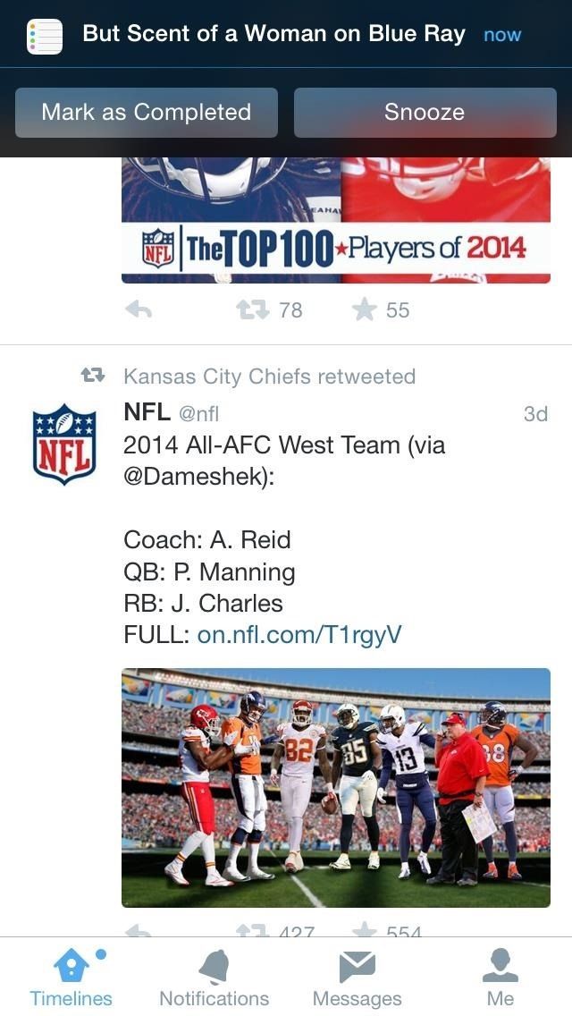 Отвечайте на текстовые сообщения, электронные письма с мусором, напоминания об откладывании и многое другое с интерактивными уведомлениями в iOS 8