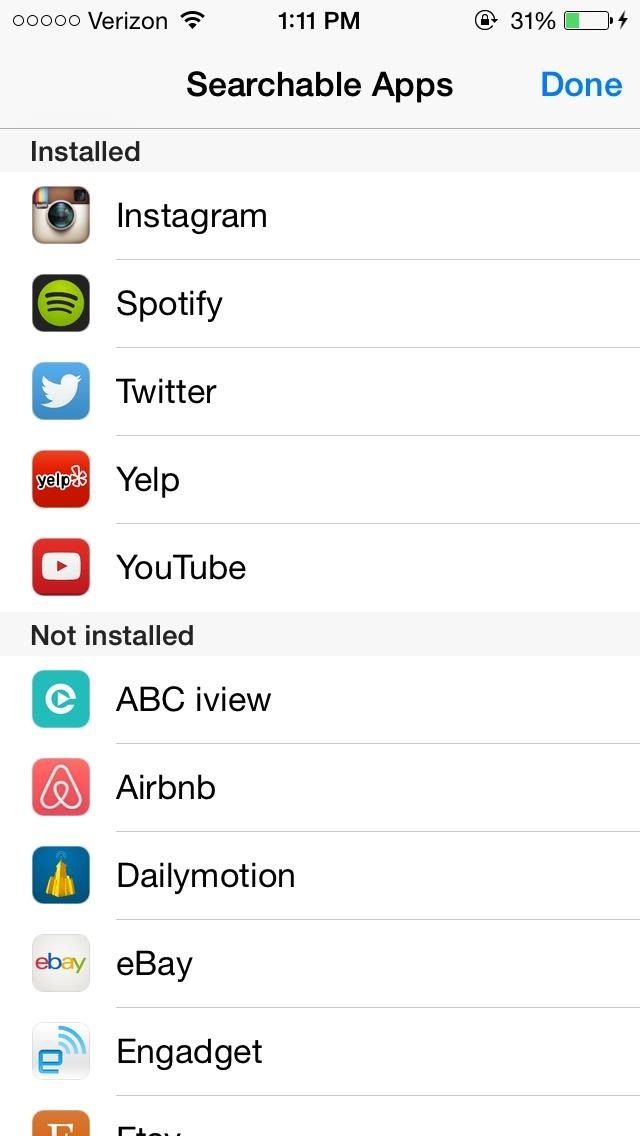 Поиск по всему содержанию't in Your Non-Apple Apps