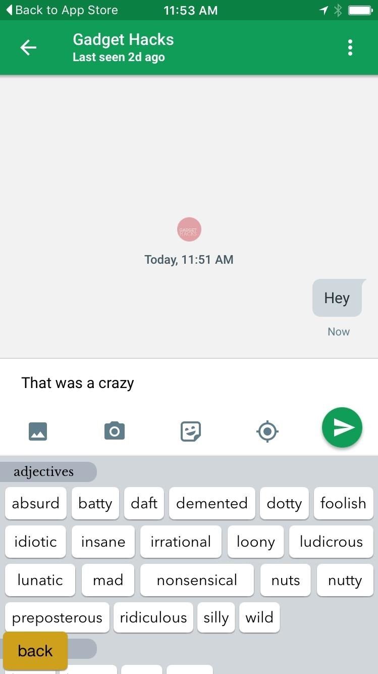 Получайте рифмы, каламбуры и синонимы прямо с вашего iPhone или iPad's Keyboard