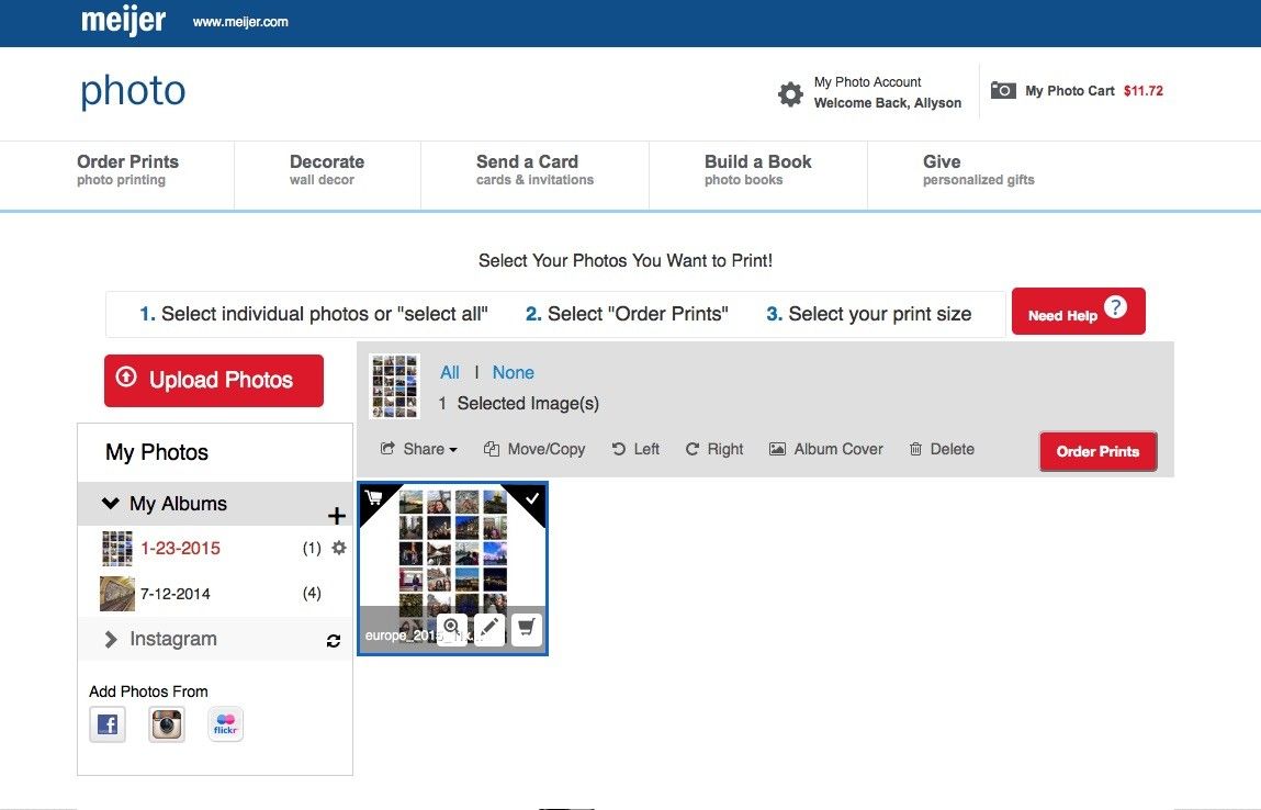 Сделай сам проекты: Как сделать потрясающий настенный коллаж из фотографий в Instagram!