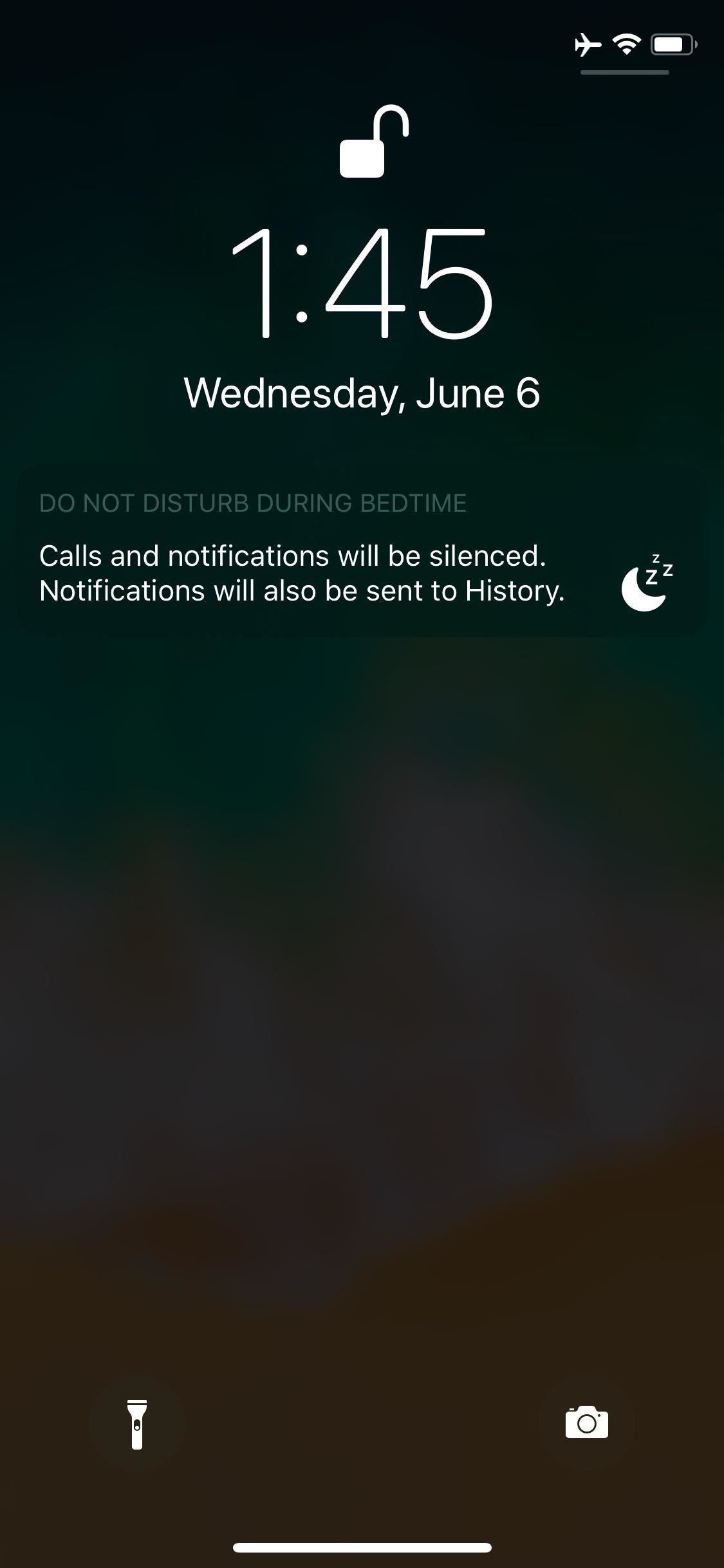 Экран блокировки айфон