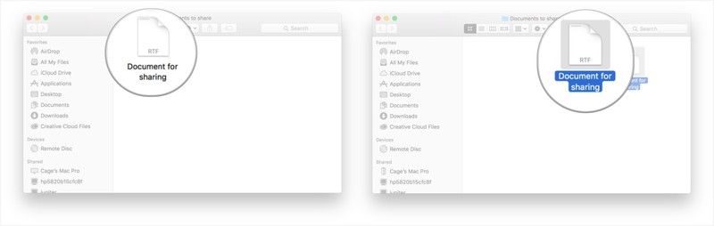 Найдите документ и выберите его.