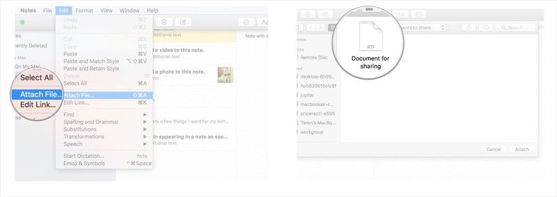 Выберите прикрепить файл и найдите файл для добавления.