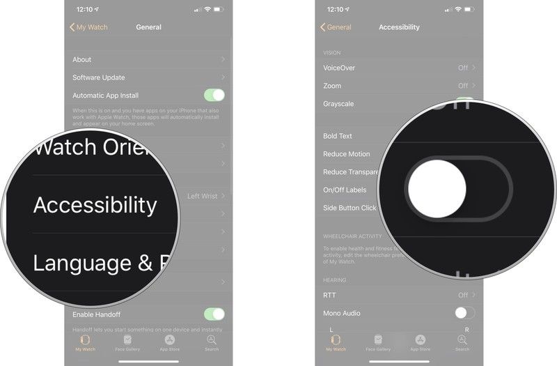Ярлыки Apple Watch