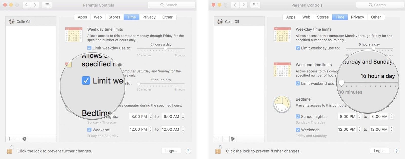 Нажмите, чтобы ограничить использование выходных