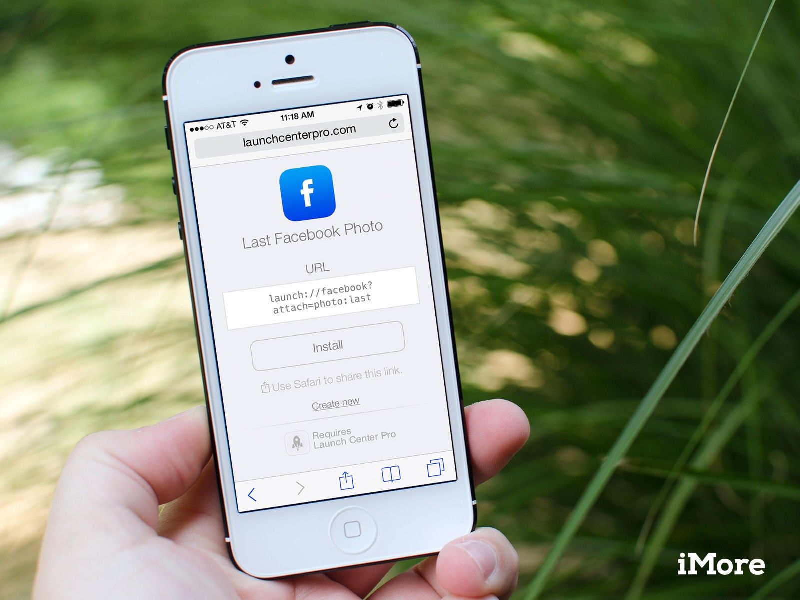 Как поделиться действием в Launch Center Pro