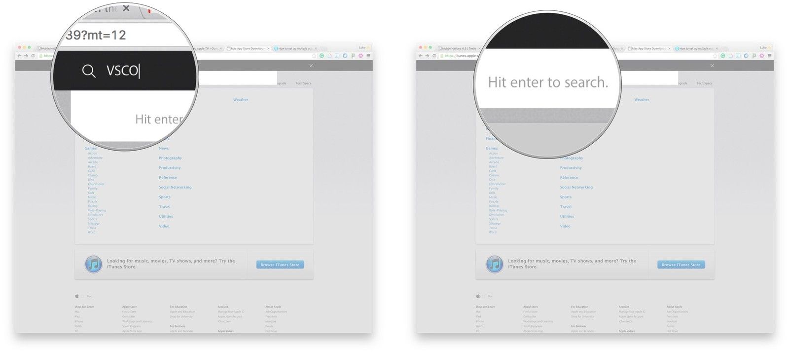 Введите имя приложения, которым вы хотите поделиться, и нажмите Enter на клавиатуре.