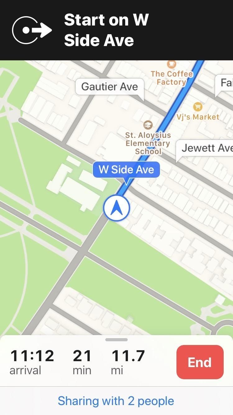 Как поделиться своим ETA с контактами из Apple Maps вручную или автоматически