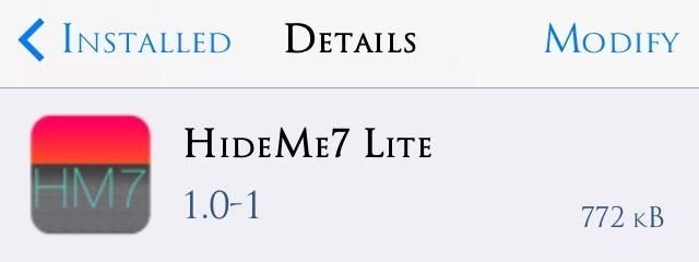 Как скрыть раздражающие функции iOS 7 из Центра управления, экрана «Домой и замок» и строки состояния