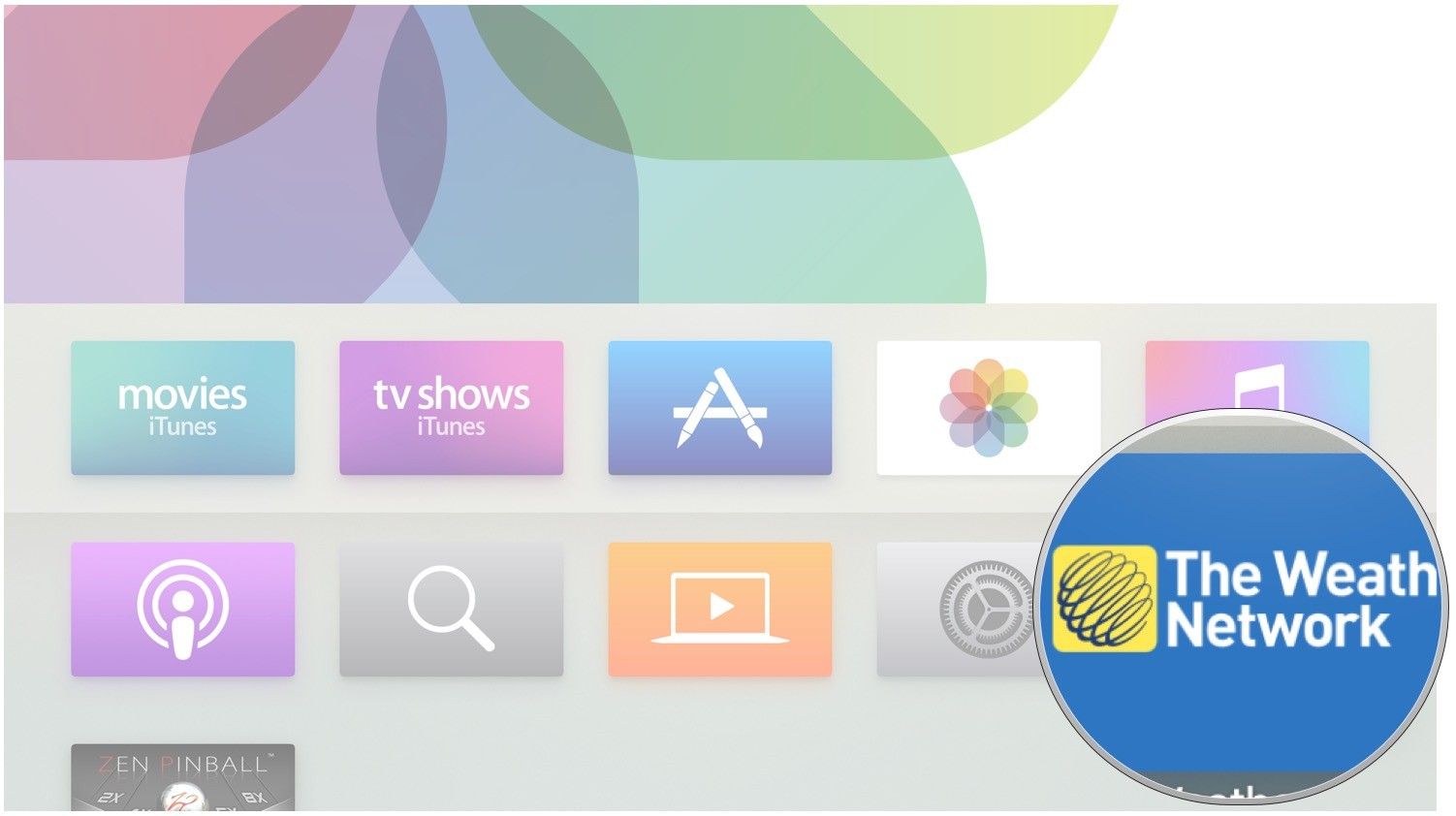 Проведите пальцем до нужного приложения, нажмите на приложение, чтобы запустить его