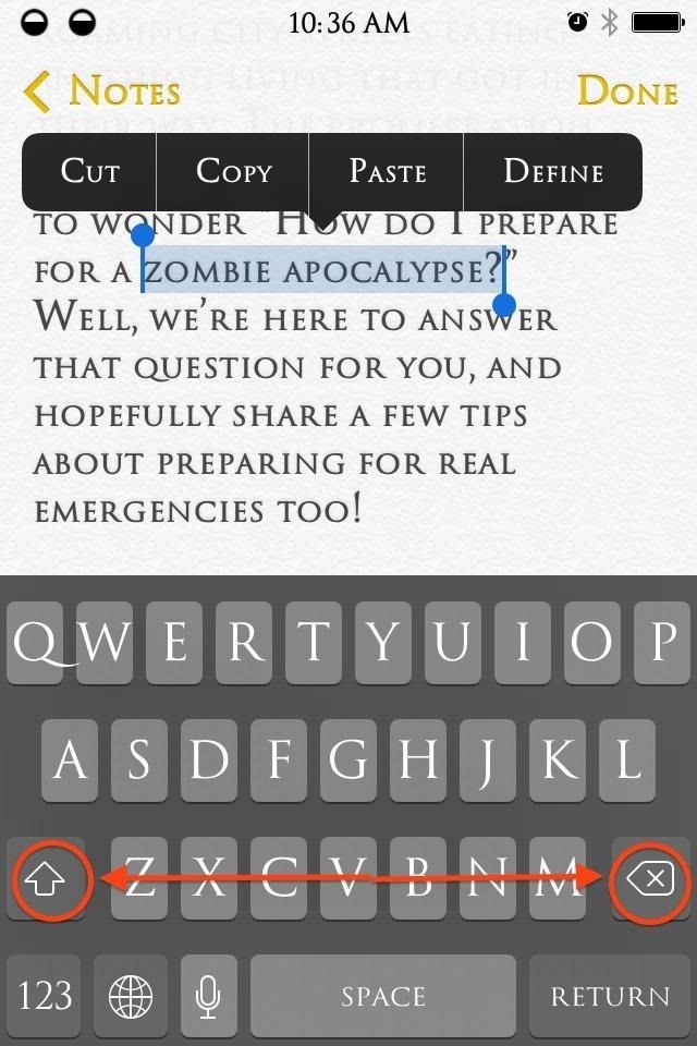 Лучший способ выбрать и отредактировать текст на вашем iPhone