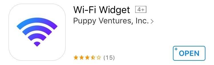Этот виджет позволяет быстрее открывать настройки Wi-Fi, обмениваться паролями и другими данными на iPhone
