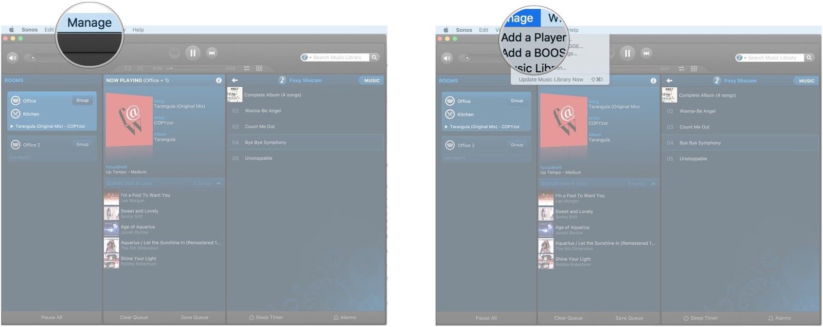 Нажмите Управление, нажмите Добавить игрока или Sub